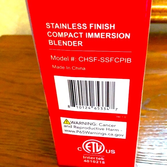 New Compact Immersion Blender.  Non slip grip.  Two speed options. - Picture 5 of 11